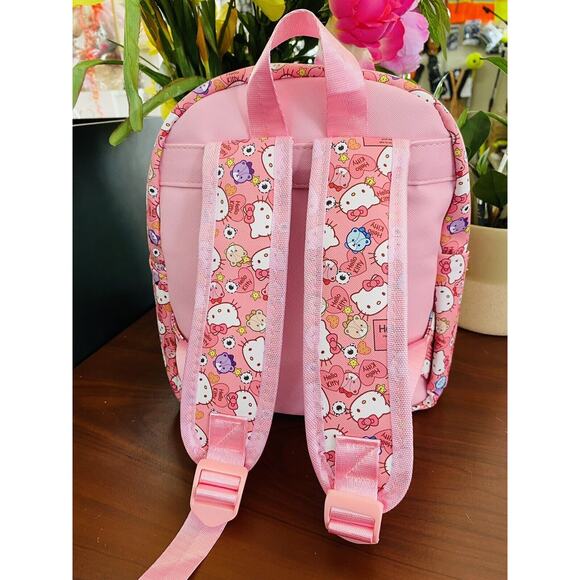 Girl Hello Kitty Cartoon Small Backpack Satchel Shoulder Bag Gift Student 12X11 - Picture 7 of 10